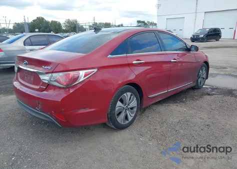 2013 Hyundai Sonata Hybrid Limited из США, поврежденный, VIN KMHEC4A42DA050187